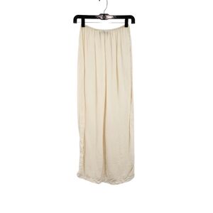 Bodil Women's Vintage Straight Maxi Skirt Ivory Cream- S